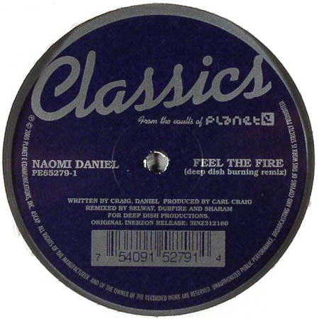 Naomi Daniel : Feel The Fire / Stars (12")