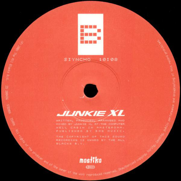 Junkie XL : B Y Whop To The Y / Siyncho (12")