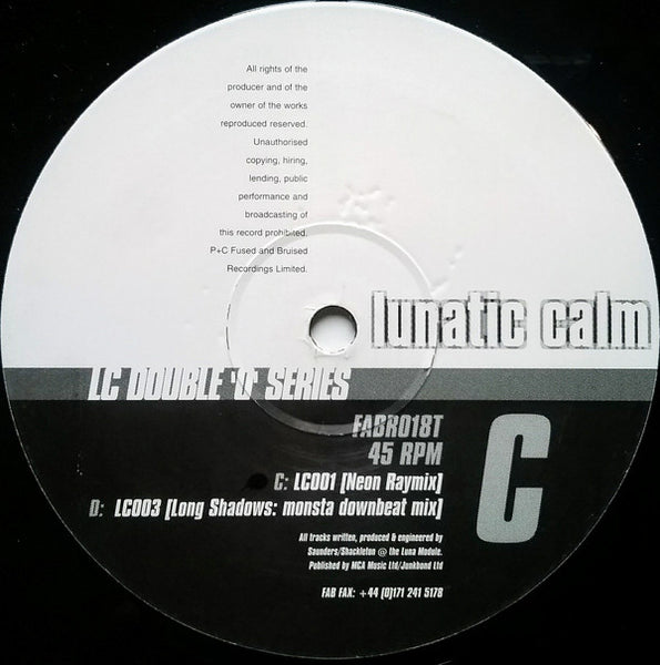 Lunatic Calm : LC Double 'O' Series (2x12")
