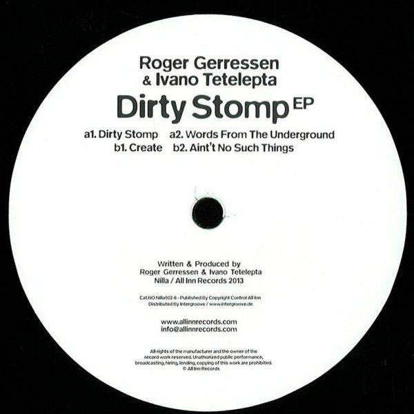 Roger Gerressen & Ivano Tetelepta : Dirty Stomp EP (12", EP)