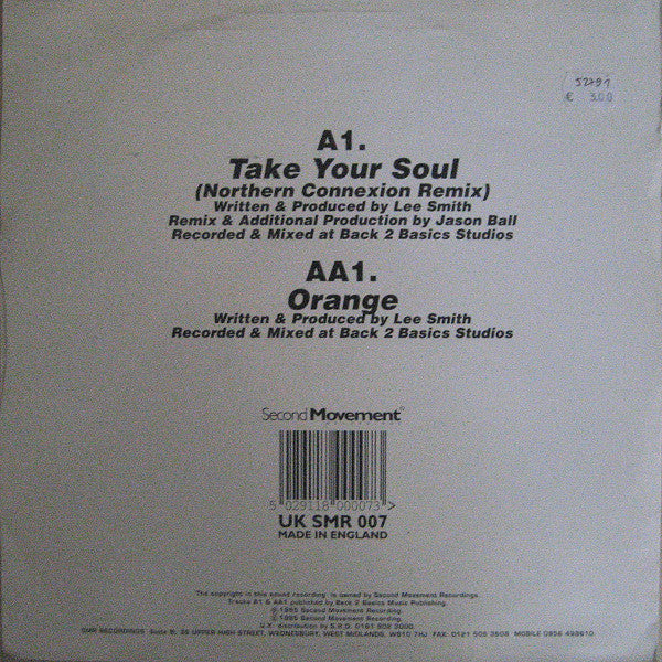 Asend : Take Your Soul (Northern Connexion Remix) / Orange (12")