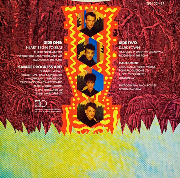 Savage Progress : Heart Begin To Beat (12")