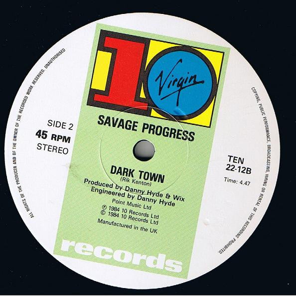 Savage Progress : Heart Begin To Beat (12")