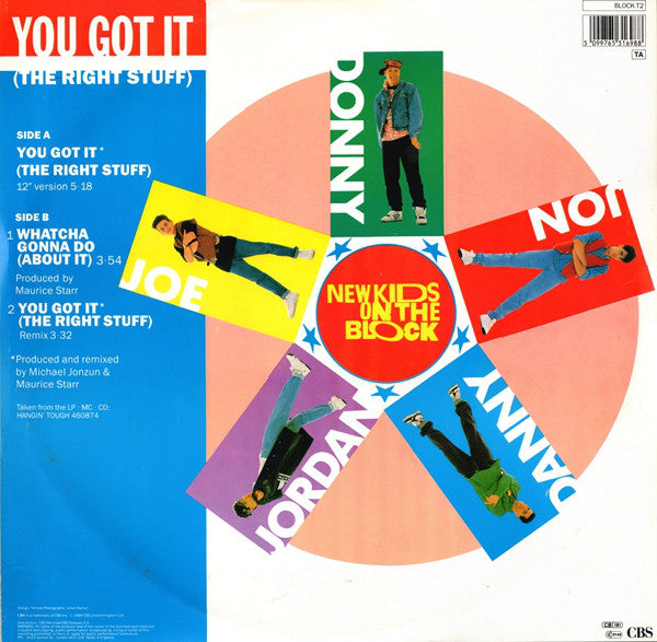 New Kids On The Block : You Got It (The Right Stuff) (12", Single, RE)