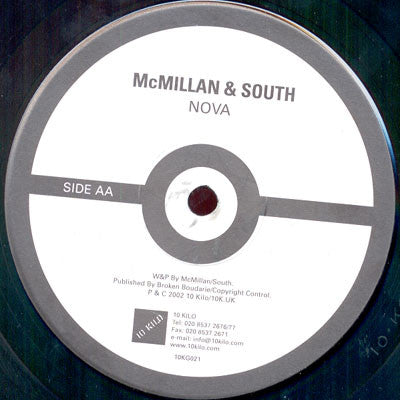 McMillan & South : Risin Up (12")