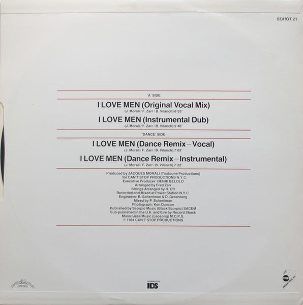 Eartha Kitt : I Love Men (12")