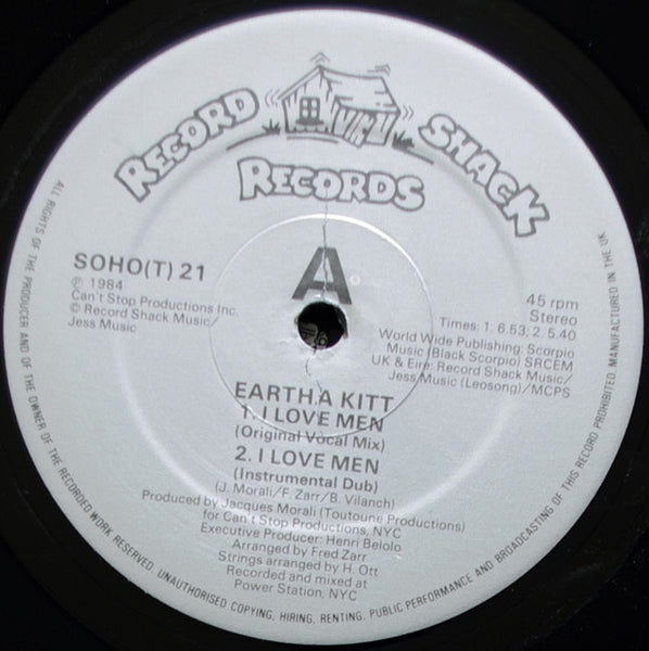 Eartha Kitt : I Love Men (12")