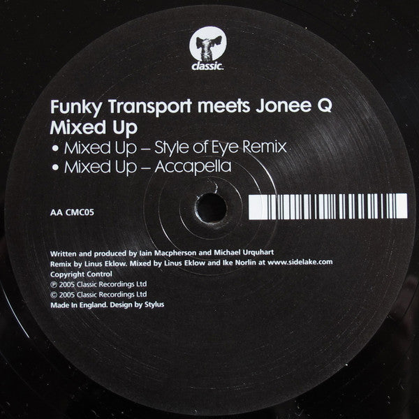 Funky Transport Meets JoneeQ : Mixed Up (12")