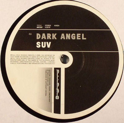 Suv : Parklands / Dark Angel (12", RP)