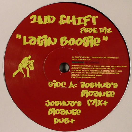 2nd Shift Feat. Diz : Latin Boogie (Remixes) (12", S/Sided)