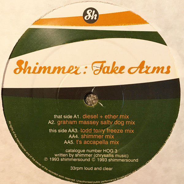 Shimmer : Take Arms (12")