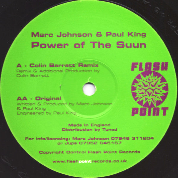 Marc Johnson & Paul King : Power Of The Sun (12")