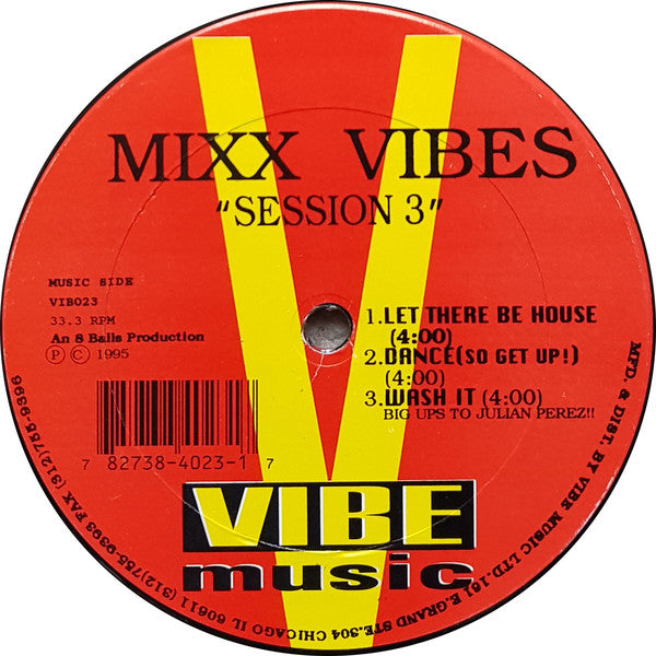 Mixx Vibes : Session 3 (12")
