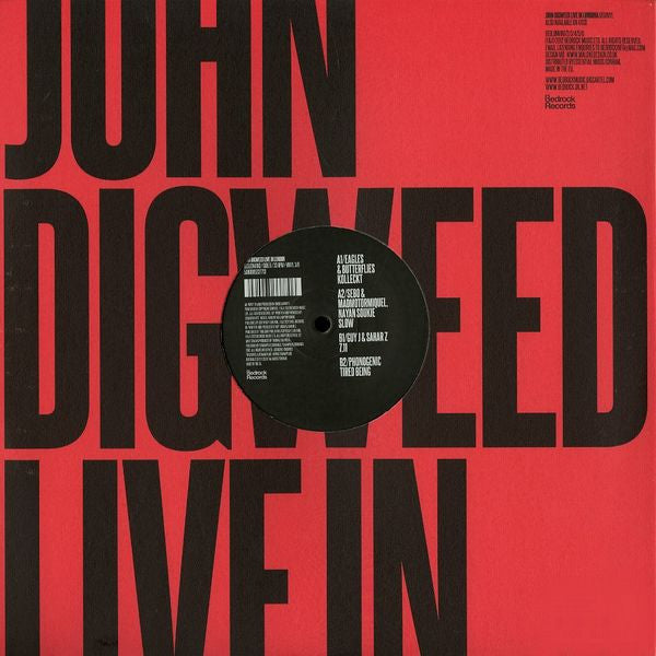 John Digweed : Live In London (12", Ltd, 3/6)
