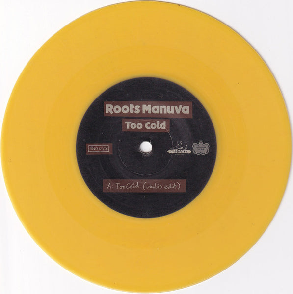 Roots Manuva : Too Cold (7", Single, Ltd, Num, Yel)