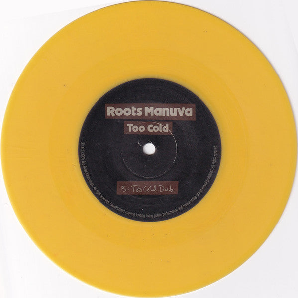 Roots Manuva : Too Cold (7", Single, Ltd, Num, Yel)