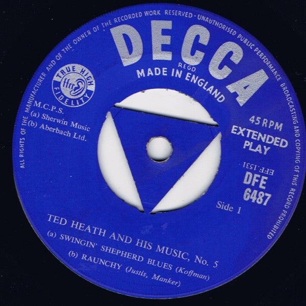 Ted Heath And His Music : No.5 (7", EP)