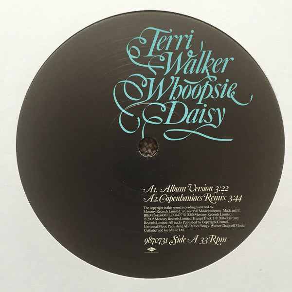 Terri Walker : Whoopsie Daisy (12")