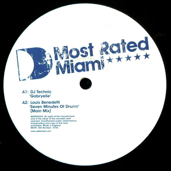 Various : Most Rated Miami (Limited Edition Part 02) (2x12", Ltd)