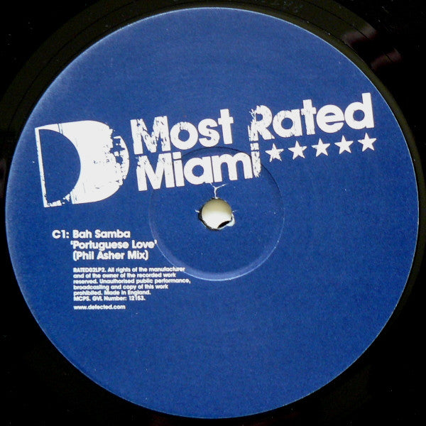 Various : Most Rated Miami (Limited Edition Part 02) (2x12", Ltd)