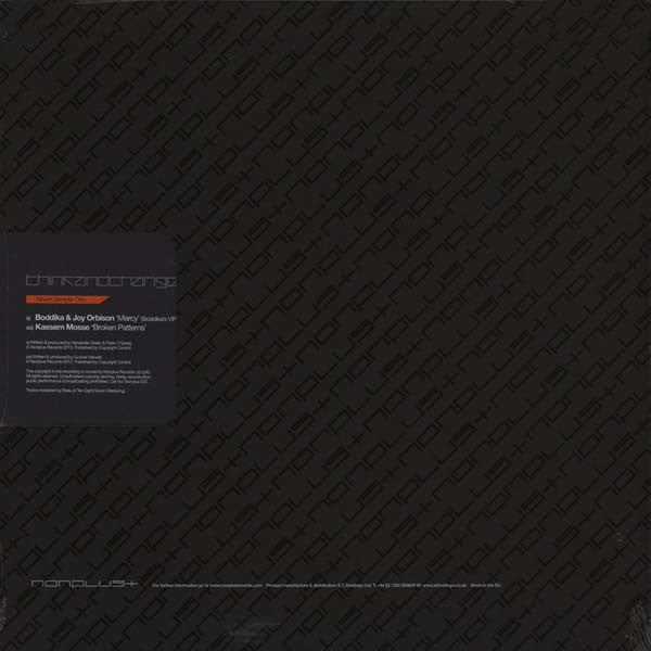 Boddika & Joy Orbison / Kassem Mosse : Think & Change Album Sampler 1 (12", Smplr)