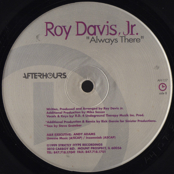 Roy Davis Jr. : Always There (12")