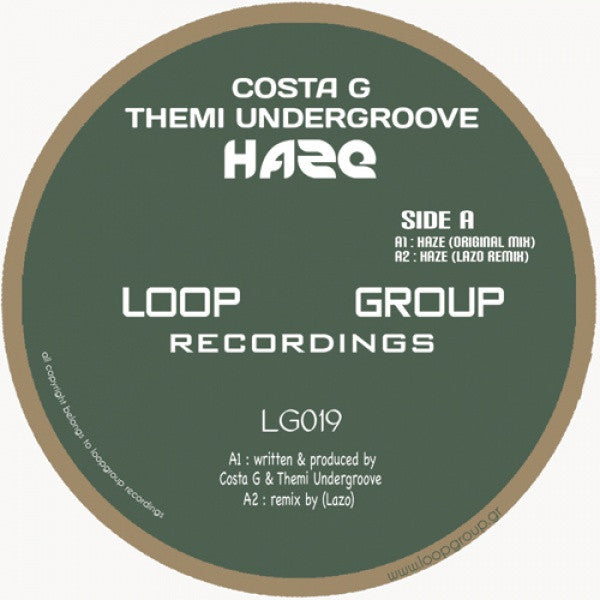 Costa G & Themi Undergroove : Haze Ep (12", Loo)