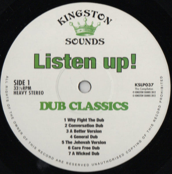 Various : Listen Up! Dub Classics (LP, Comp)