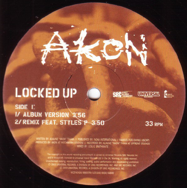 Akon : Locked Up (12")