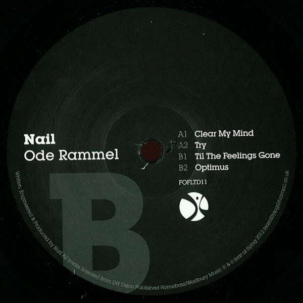 Nail Tolliday : Ode Rammel (12", Ltd)