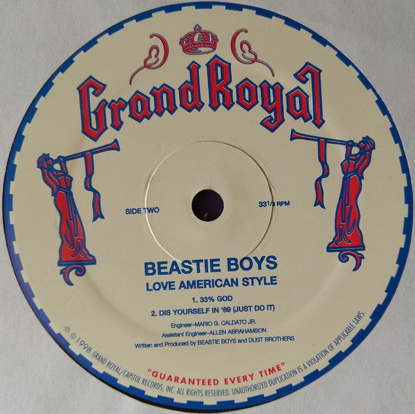 Beastie Boys : Love American Style  EP (12", EP, RE)