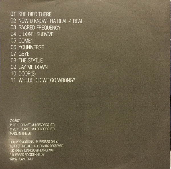 Machine Drum : Room(s) (CDr, Album, Promo)