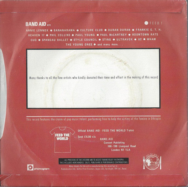 Band Aid : Do They Know It's Christmas? (7", Single)