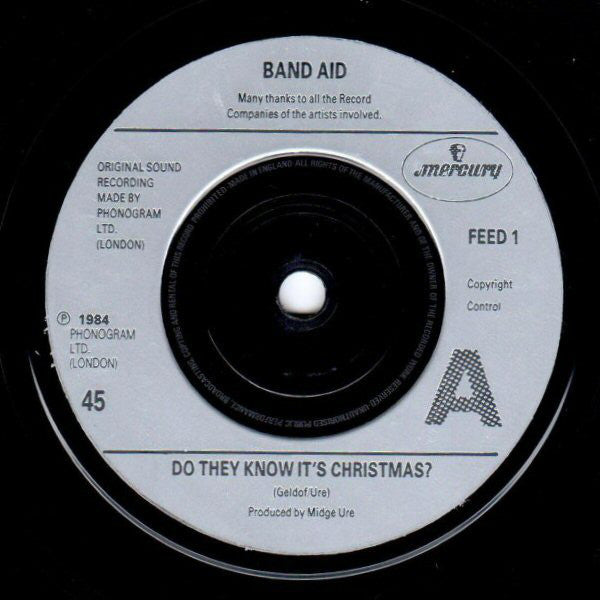 Band Aid : Do They Know It's Christmas? (7", Single)