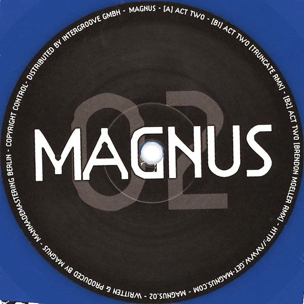 Magnus (29) : Act Two (12", Ltd, Blu)