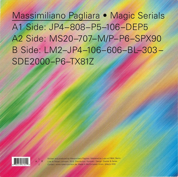 Massimiliano Pagliara : Magic Serials (12")