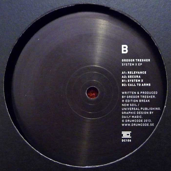 Gregor Tresher : System X EP (12", EP)