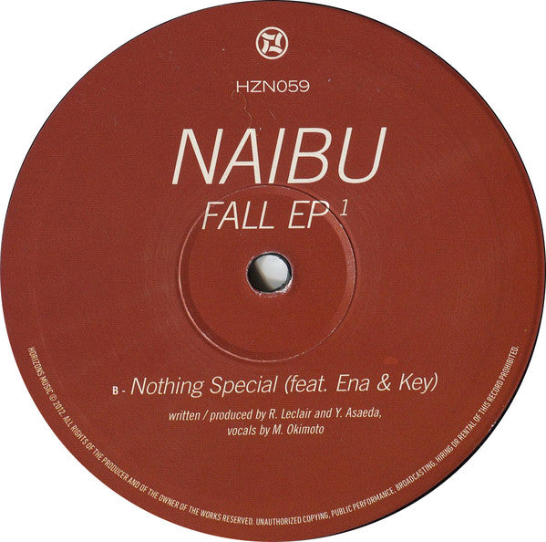 Naibu : Fall EP 1 (10", EP)