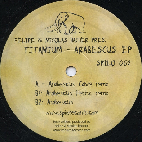 Felipe & Nicolas Bacher Pres. Titanium : Arabescus EP (12", EP)