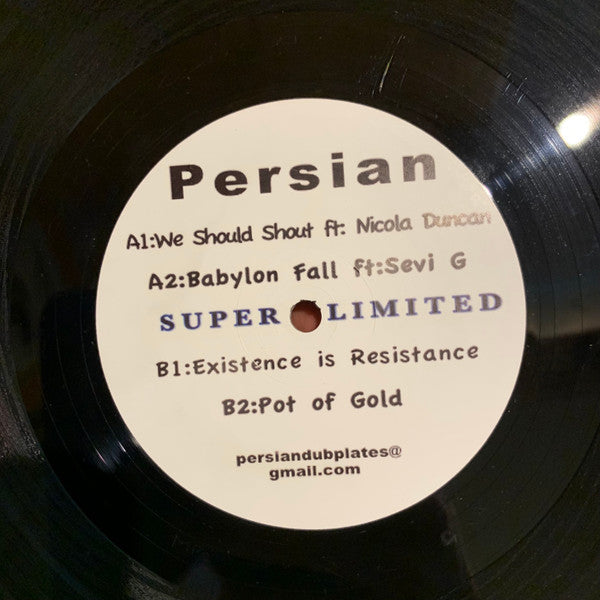 Persian : We Should Shout EP (House Mix) (12")