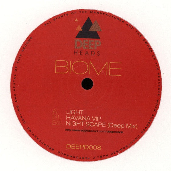 Biome (2) : Light / Havana VIP / Night Scape (Deep Mix) (12")