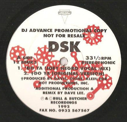 DSK : Do Ya (12", Promo)