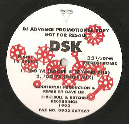 DSK : Do Ya (12", Promo)