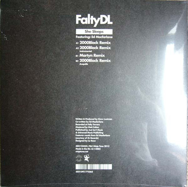 FaltyDL Featuring Edward Macfarlane : She Sleeps (Part 2) (12")