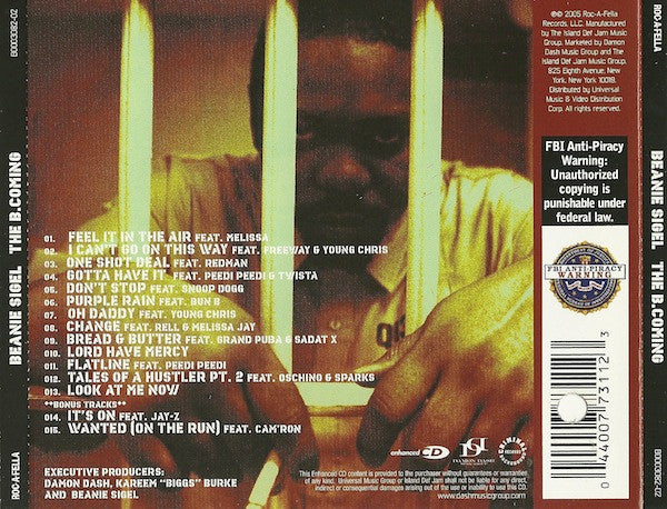 Beanie Sigel : The B.Coming (CD, Album, Enh)