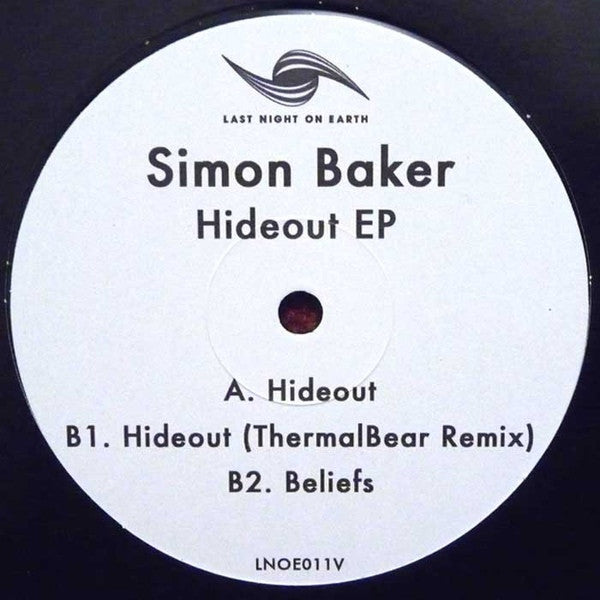 Simon Baker : Hideout EP (12", EP)
