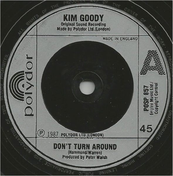 Kim Goody : Don't Turn Around (7", Single)
