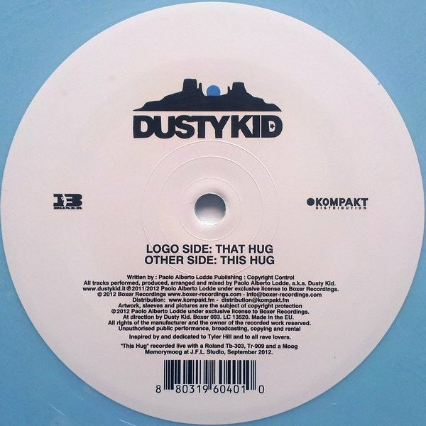Dusty Kid : That Hug (12", Blu)