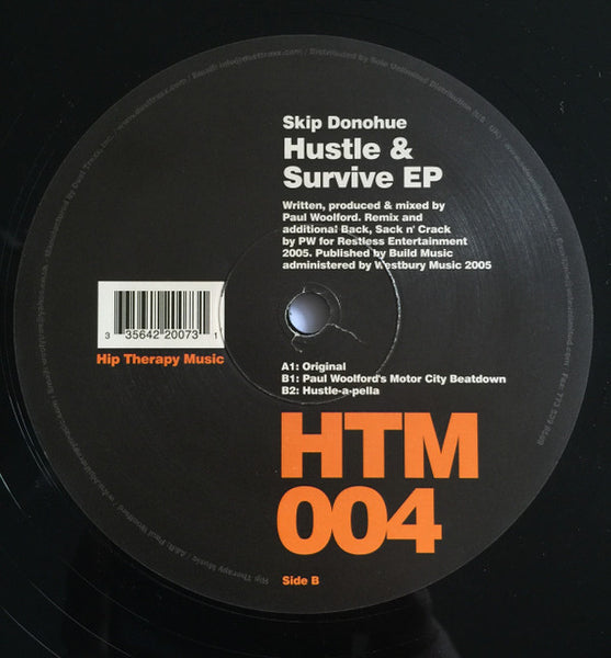 Skip Donahue : Hustle & Survive EP (12", EP)