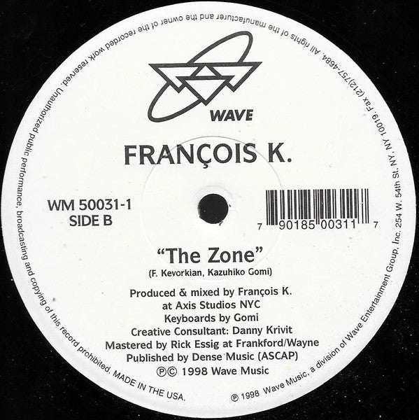 François Kevorkian : Time And Space (12", Single)
